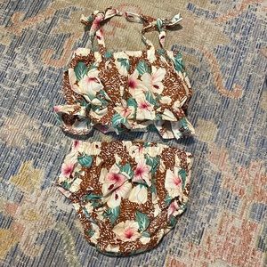 Kaizrei Ahloha apparel 2 piece Hawaiian baby outfit 12-18 month